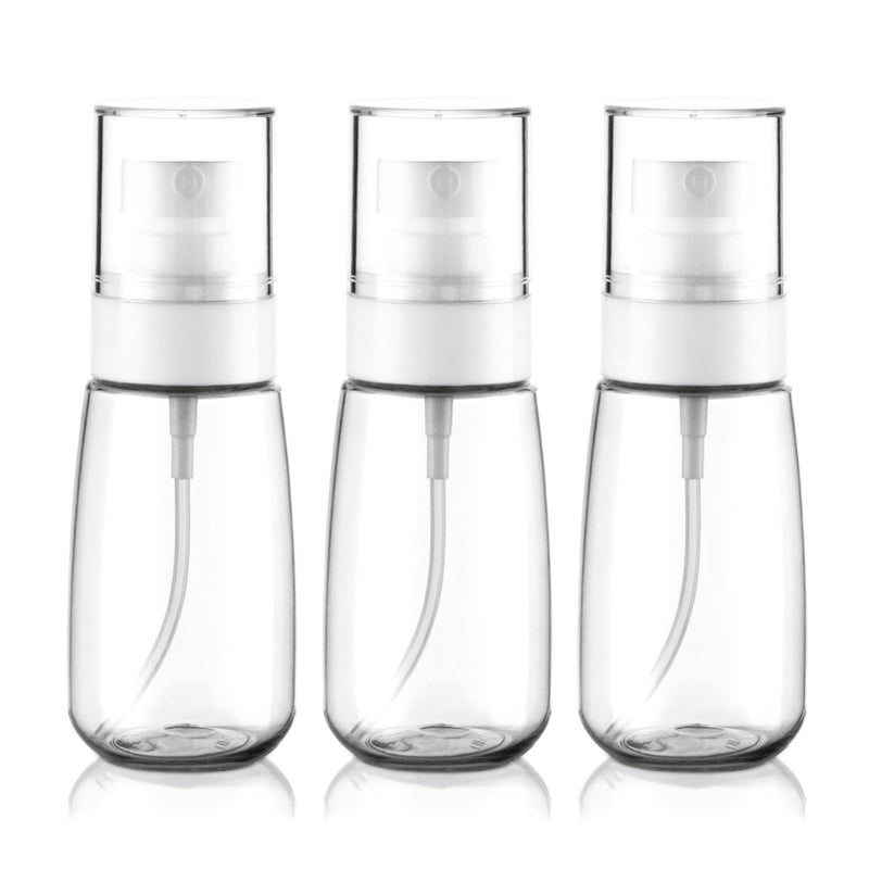 Cosywell Travel Spray Bottle TSA Approved 2oz 60ml 3 Pack Leak Proof Fine Mist Spray Bottles Empty Plastic Refillable Spray Bottle for Perfume Essential Oils Toners Rose Water Cosmetics(3Clear) - Image 1
