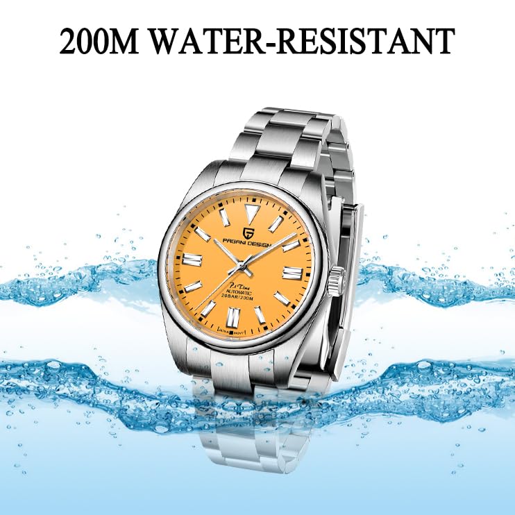 PAGRNE DESIGN Pagani Design Watches for Men Japanese NH35 Movement 40mm Sapphire Glass Stainless Steel Luxury Men's Automatic Diver's Watch - Image 3
