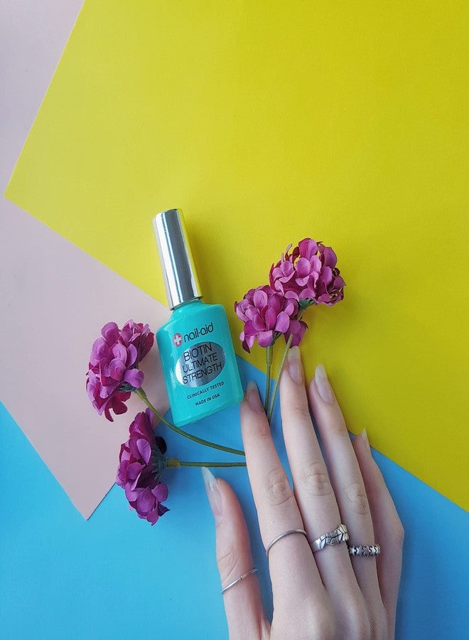 Nail-Aid 2PCs of BIOTIN ULTIMATE STRENGTH, Clear - Image 3