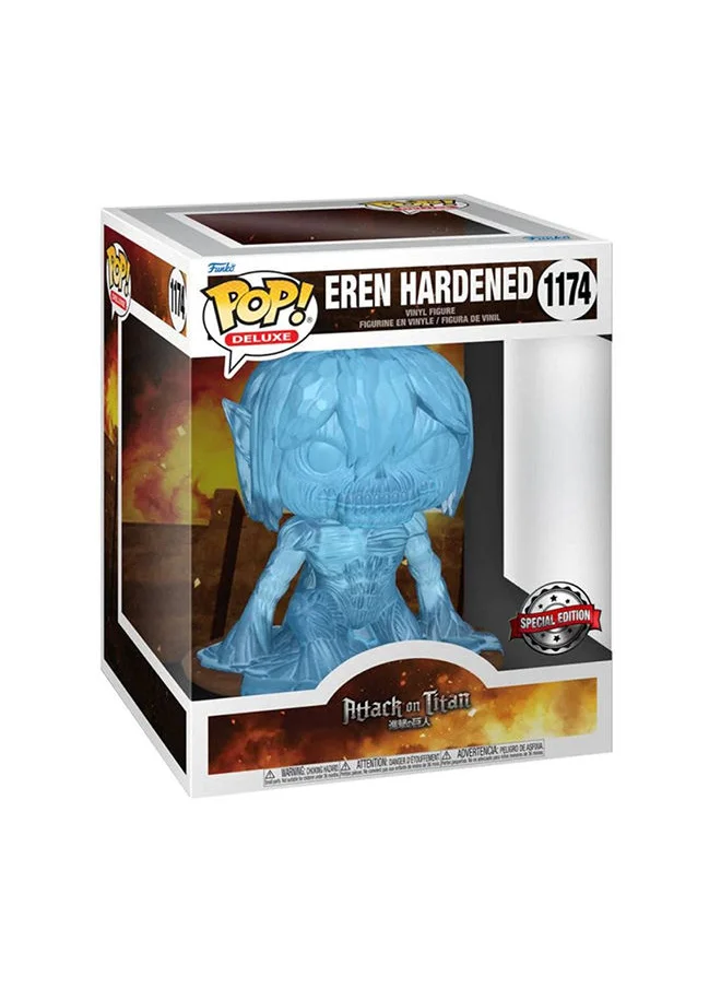 Funko Pop DeluxeAnimation Attack on Titan S3 - Eren Hardened (Exc), Collectible Action Vinyl Figure - 60295