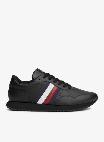 TOMMY HILFIGER Signature Tape Lace-Up Runner Sneakers