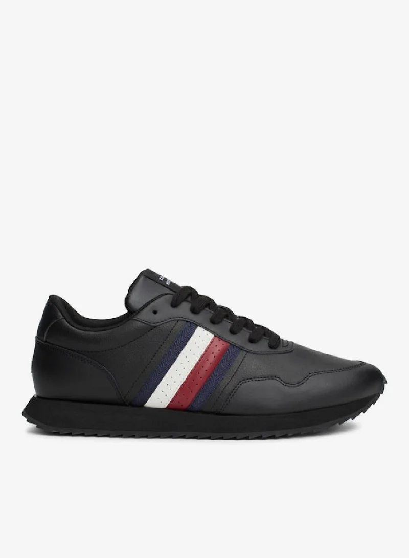 Signature Tape Lace-Up Runner Sneakers