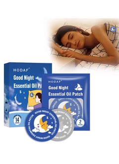 Hodaf 14pcs Sleep Patches, Lavender Rose Essential Oil Sleep Patch, Natural Herbal Essential Oil Patches for Eye Masks, Clothes, Pillows  - Image 1