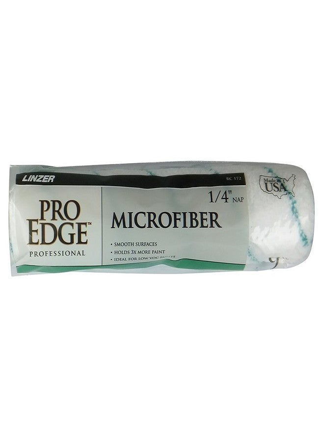 Linzer Products LZ-035 RC-172 Micro Fiber Roller Cover, 1/4" Nap, White - Image 2