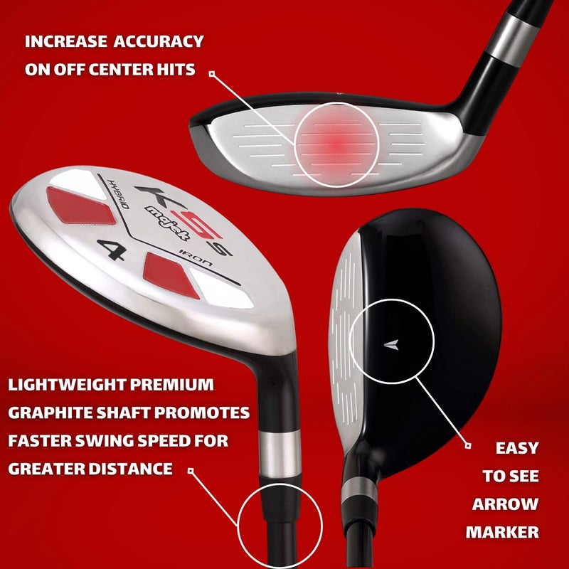 Majek Golf All Hybrid #4 Senior Flex Right Handed New Utility A Flex Club - Image 2