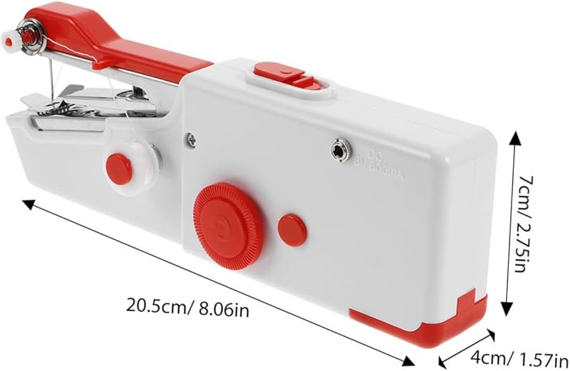 Portable Mini Handheld Sewing Machine for Clothes Fabric Repair DIY Home Travel - Image 3