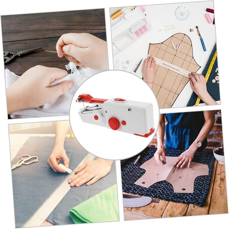Portable Mini Handheld Sewing Machine for Clothes Fabric Repair DIY Home Travel - Image 4
