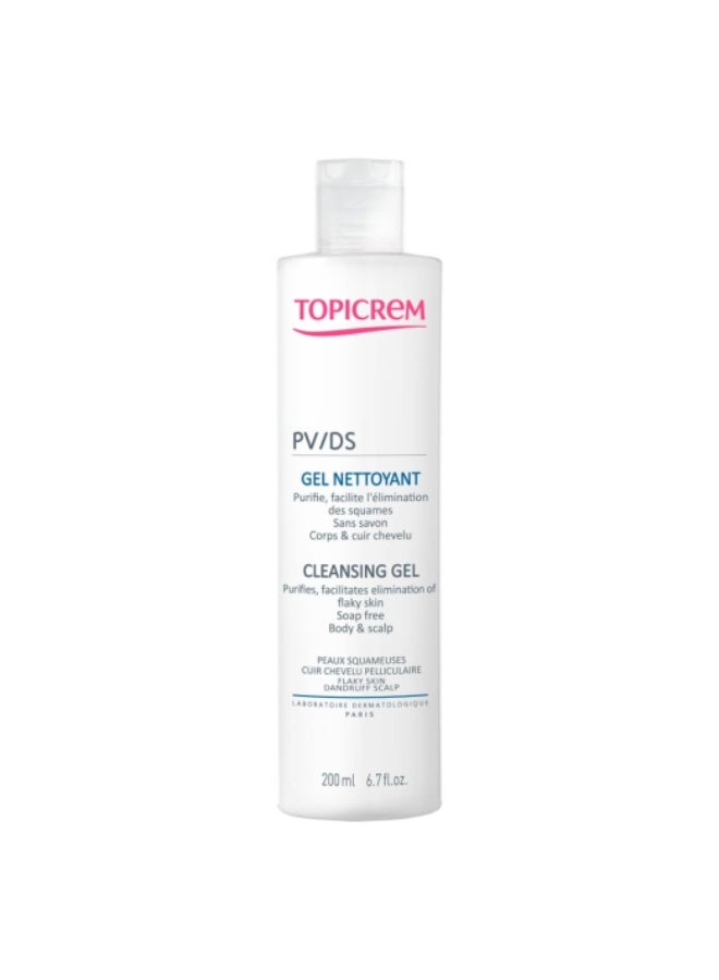 Topicrem Dermo Specific PV/DS Cleansing Gel 200ml - Image 1