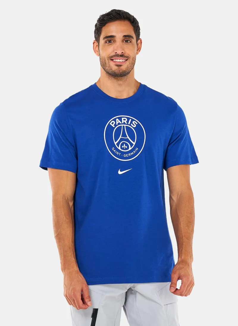 Nike Men's Paris Saint-Germain Crest Soccer T-Shirt