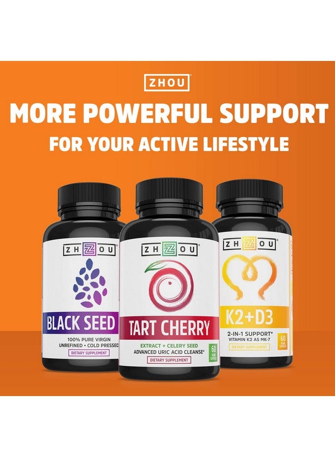Zhou Turmeric Curcumin with Ginger - Turmeric and Ginger Supplement for Women & Men, Curcuminoids with Ginger Root & Black Pepper Extract for Digestion & Joint Health - 90 Veggie Capsules - Image 5