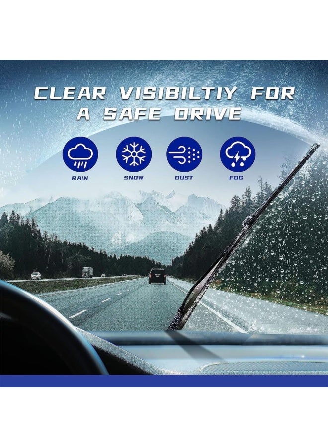 Shield Windscreen Wash Concentrated Screen Wash Streak Free Bug Remover Anti Smear Glass Cleaner Wiper Fluid Booster Anti Freeze Resistant Auto Care Windshield Washer Fluid Bottle Pack KSA Auto - Image 5