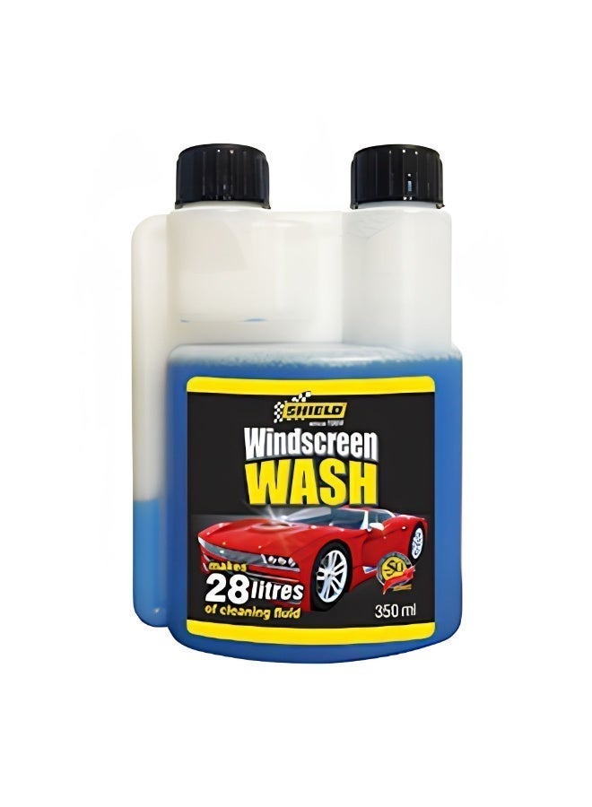 Shield Windscreen Wash Concentrated Screen Wash Streak Free Bug Remover Anti Smear Glass Cleaner Wiper Fluid Booster Anti Freeze Resistant Auto Care Windshield Washer Fluid Bottle Pack KSA Auto - Image 1