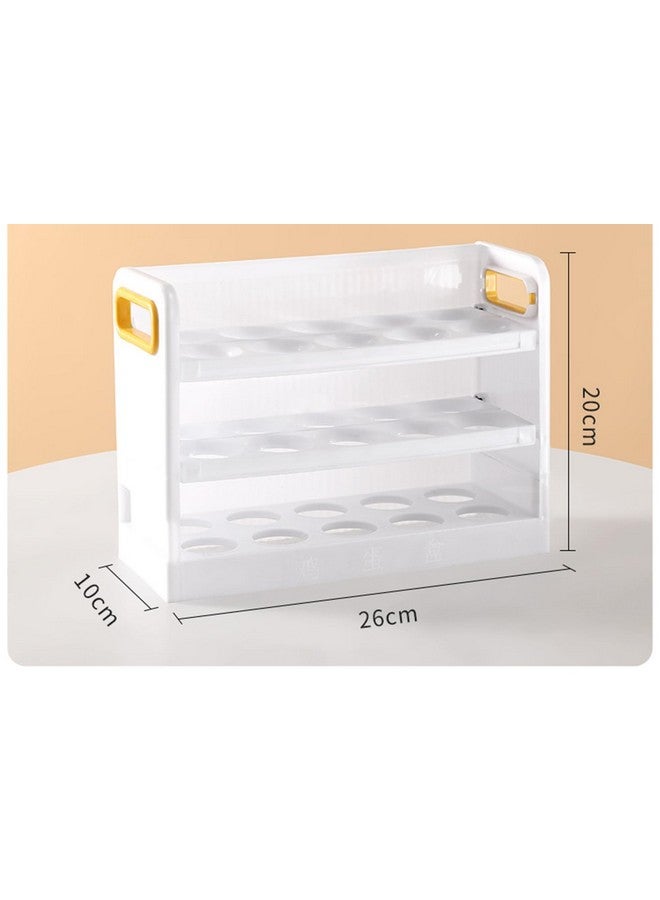 MosQuick® Egg tray box 30 eggs Egg Box Eggs Storage Box, Egg Container for Fridge, Egg Holder - Ideal Egg storage box for fridge Egg tray for fridge - Durable egg tray 30 eggs Egg Crate, Egg holder - Image 3