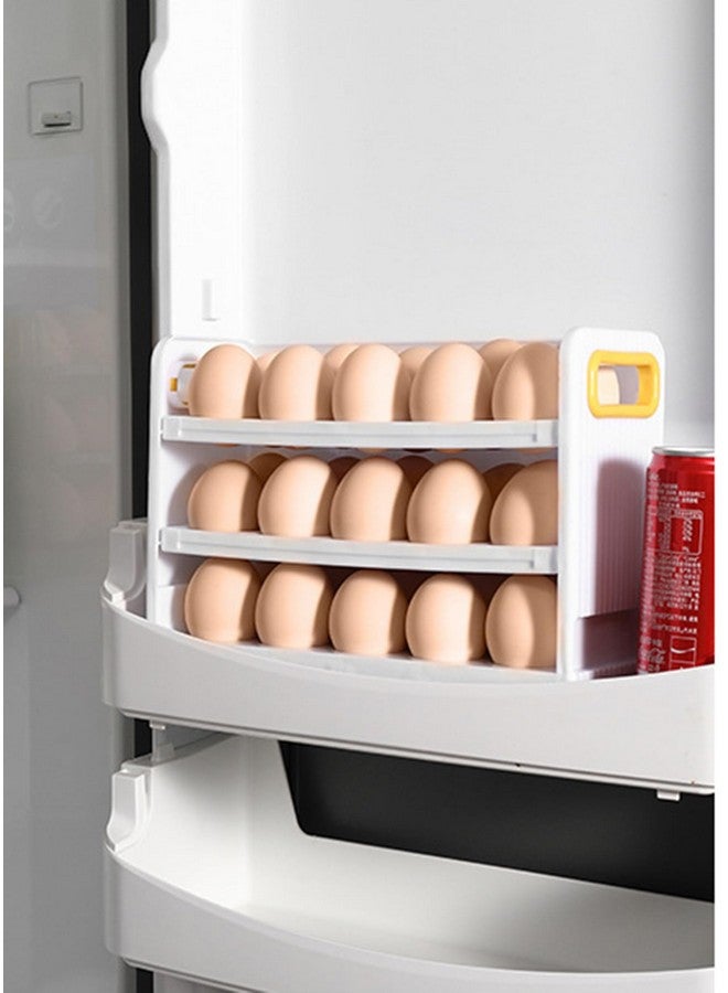 MosQuick® Egg tray box 30 eggs Egg Box Eggs Storage Box, Egg Container for Fridge, Egg Holder - Ideal Egg storage box for fridge Egg tray for fridge - Durable egg tray 30 eggs Egg Crate, Egg holder - Image 1