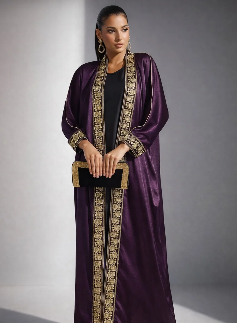 MAISON ARABELLE LAYALI PURPLE ABAYA
