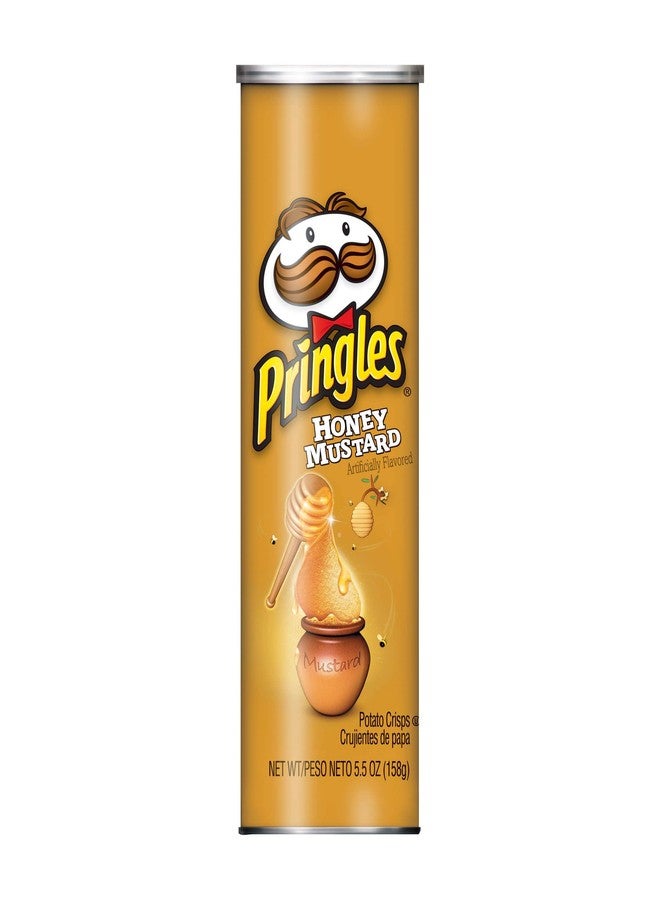Pringles رقائق بطاطس برينجلز (عسل وخردل، علبة 5.5 أونصة) - Image 1