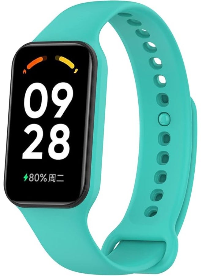 سوار ساعة ذكية خاص بجهاز شاومي ريدمي باند 2، سوار سيليكون رياضي، سوار معصم بديل، اكسسوارات خاصة بجهاز شاومي ريدمي سمارت باند 2 _ ارجواني - Image 2