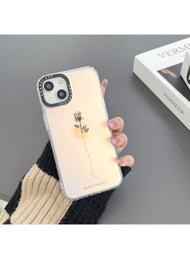 S-TOP Case For iPhone 14 Plus Double-sided Film Print Rose Phone Case - Image 2