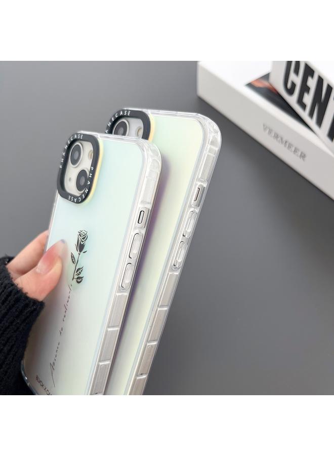 S-TOP Case For iPhone 14 Plus Double-sided Film Print Rose Phone Case - Image 4