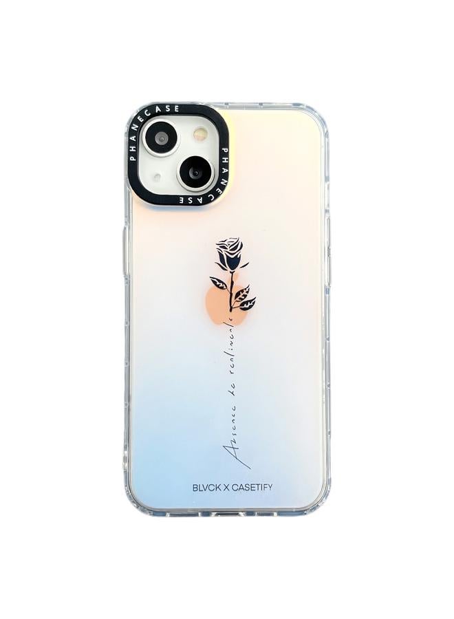 S-TOP Case For iPhone 14 Plus Double-sided Film Print Rose Phone Case - Image 1