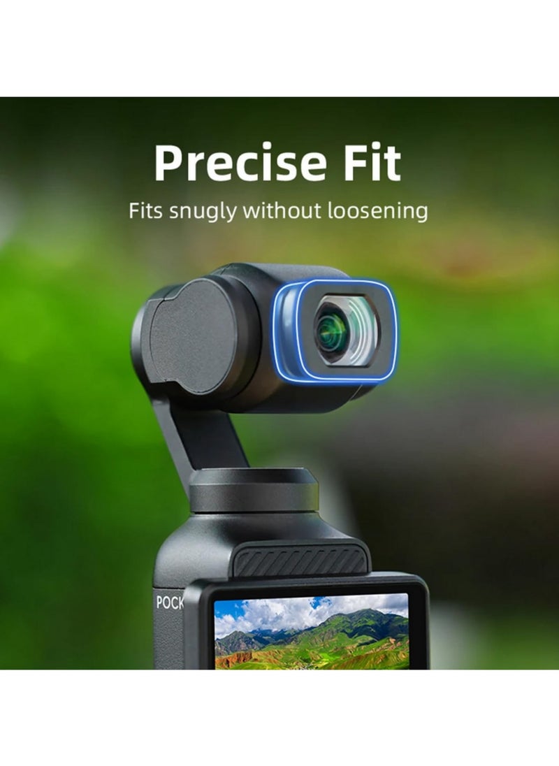 Generic Concept Wide-Angle Lens Compatible with DJI Osmo Pocket 3 Magnetic Attach/Multi-Coated/Optical Glass  - Image 3