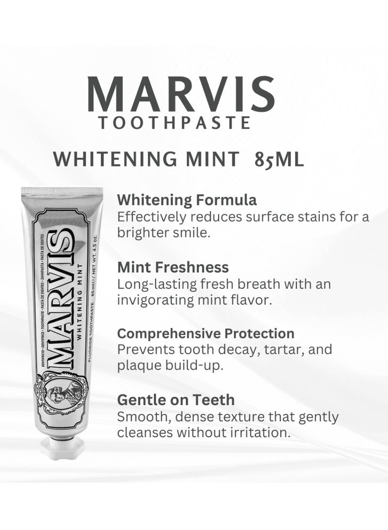 Marvis Whitening Mint Toothpaste - 85ml - Image 2