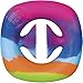 Toysmith Snapperz Rainbow Fidget Toy Squeeze Grab Snap Sensory Party Popper Noise Maker Stress Relief - Image 3