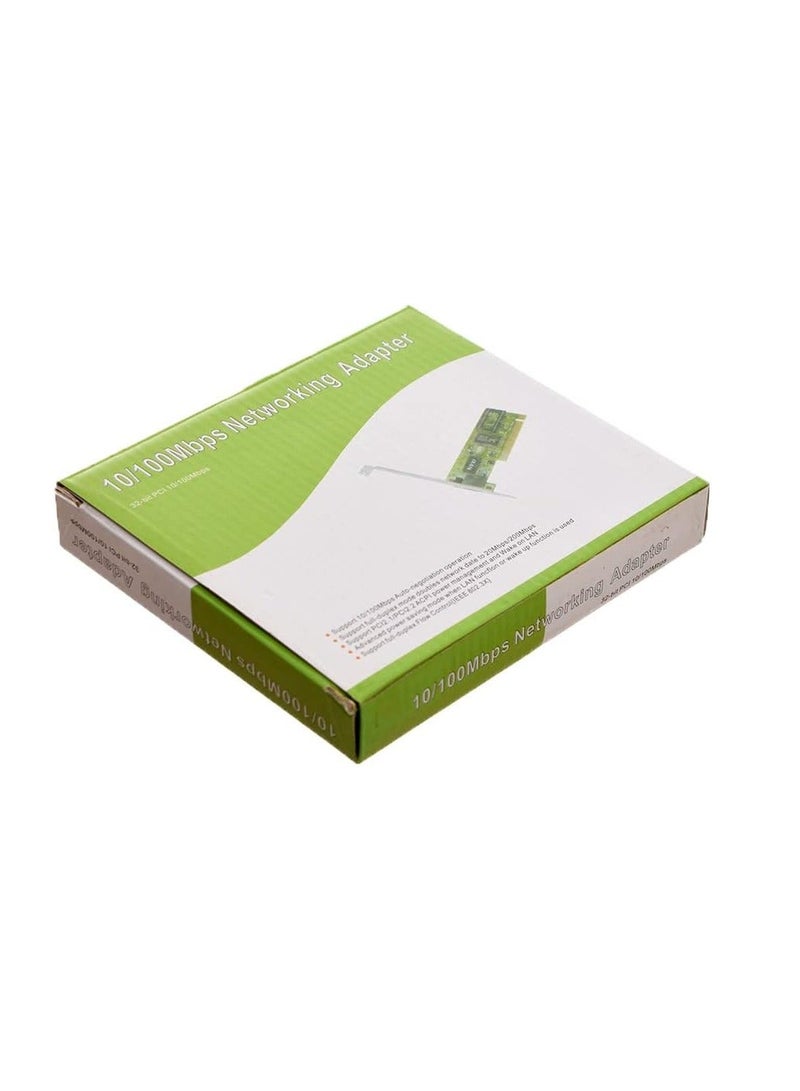 محول شبكة 10/100 ميجابت في الثانية – 32 بت PCI، اتصال سريع وموثوق لأجهزة الكمبيوتر - Image 3