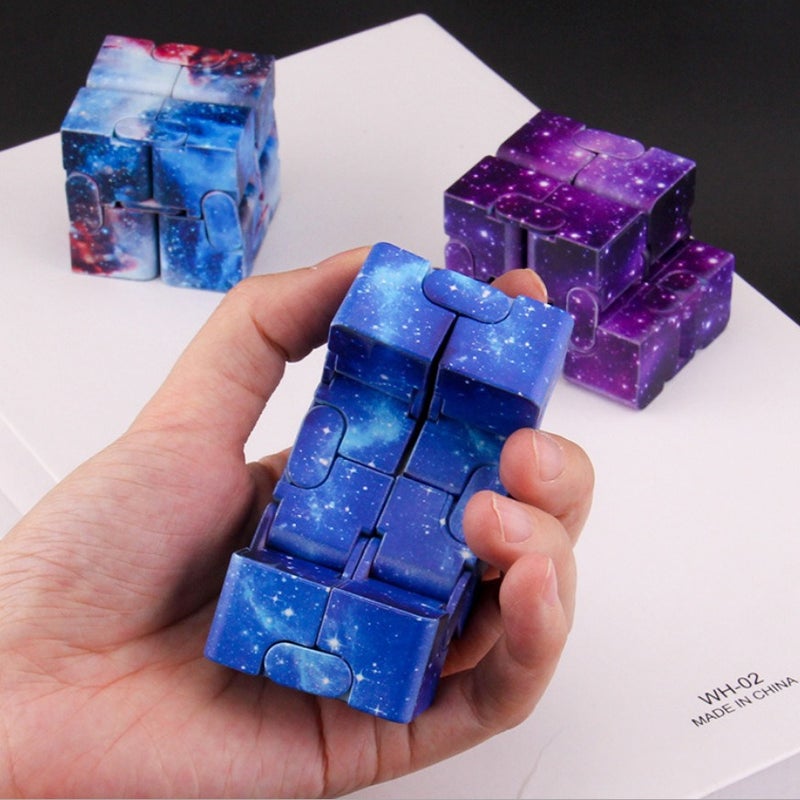 Colorful Infinite Cube Changeable Cube Christmas Decompression Cube Colorful Starry Cube Decompression Handle Magic Ball - Image 2