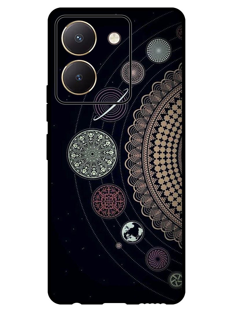 Theodor Protective Case Anti Scratch Shock Proof Bumper Cover For Vivo Y27s Mandala Art (2) - Image 1