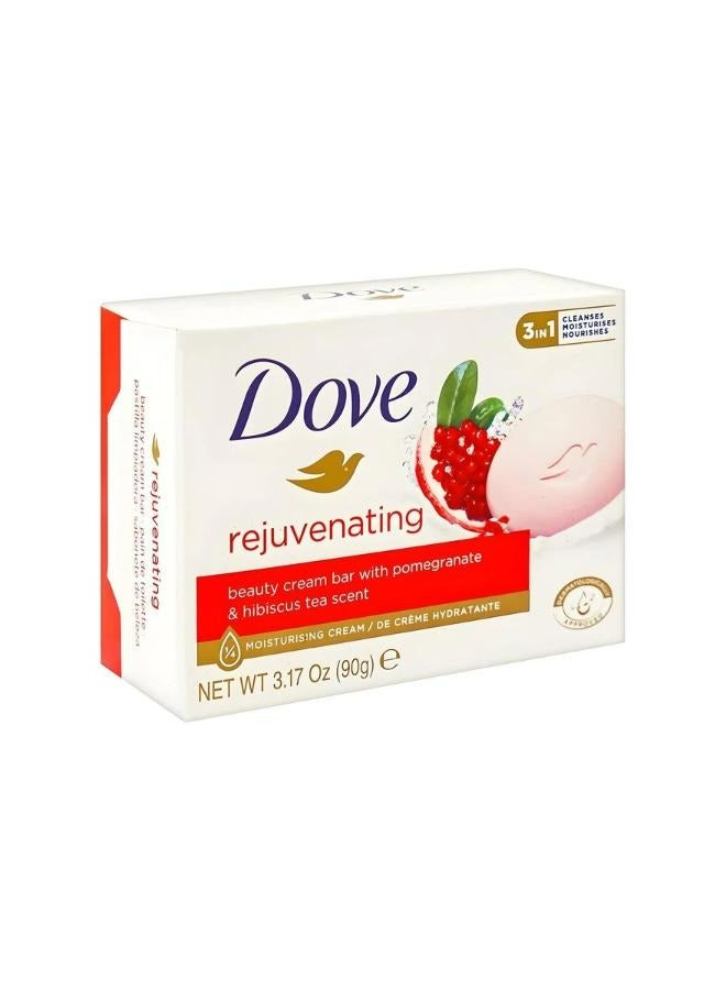 دوف لوح كريم التجميل المجدد برائحة الرمان والشاي الكركديه 90 جم 2 قطعة - Image 2