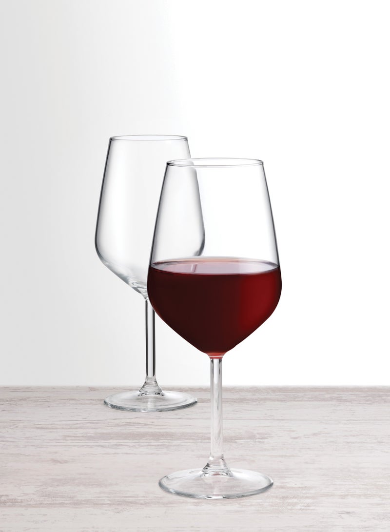 Pasabahce 2 Pieces Allegra Red Wine Glass Set 490 Ml, 217.5 Mm Height, 63.5 Mm Diamater Clear - Image 3