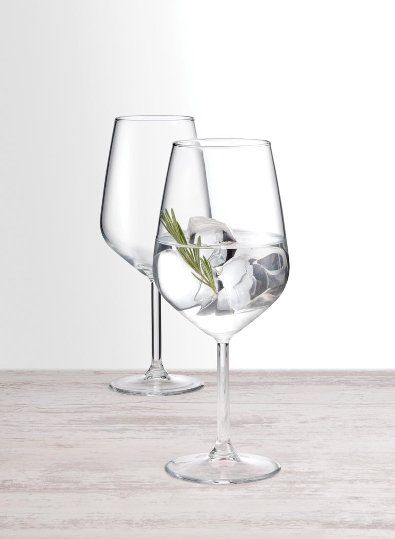 Pasabahce 2 Pieces Allegra Red Wine Glass Set 490 Ml, 217.5 Mm Height, 63.5 Mm Diamater Clear - Image 2