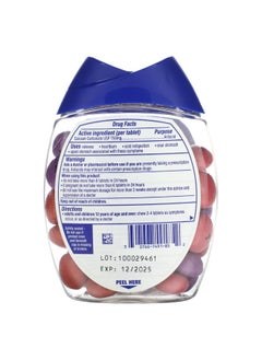 TUMS Tums, Extra Strength Antacid, Chewy Bites, Assorted Berries, 750 mg, 60 Chewable Tablets  - Image 2