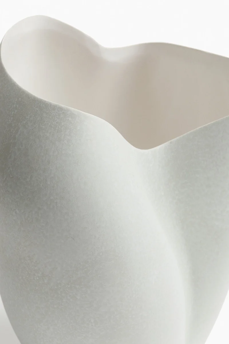H&M Large irregular stoneware vase