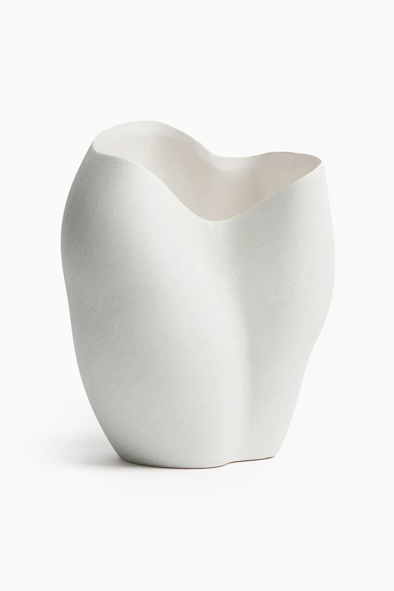H&M Large irregular stoneware vase