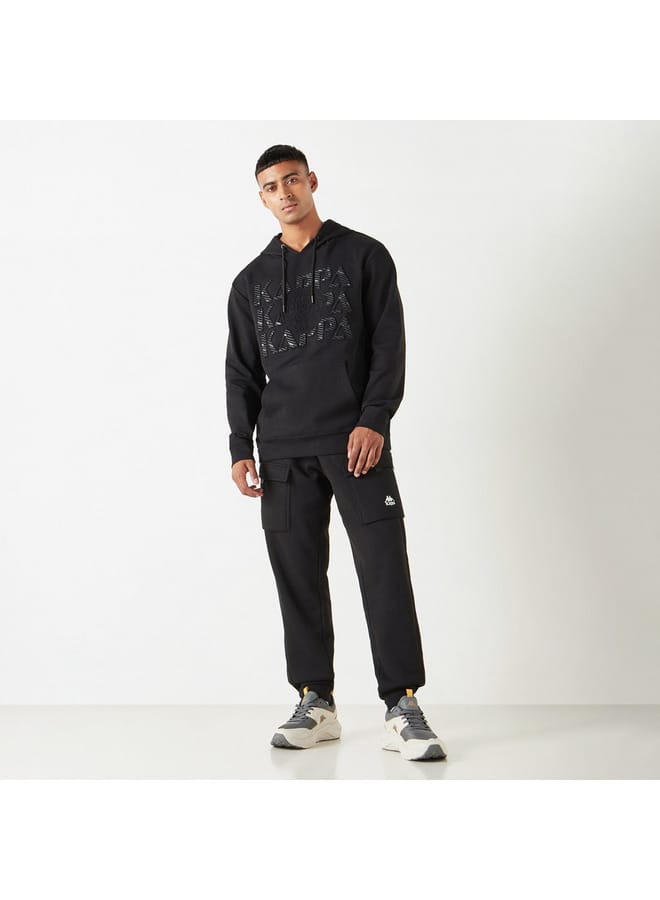 Kappa Kappa Embossed Sweatshirt with Long Sleeves and Pocket  - Image 2