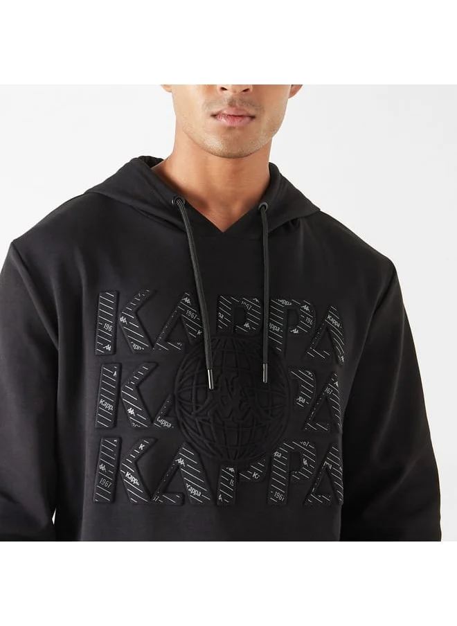 Kappa Kappa Embossed Sweatshirt with Long Sleeves and Pocket