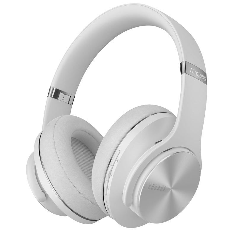 DOQAUS Bluetooth Headphones Over Ear 90H Playtime 3 EQ Modes HiFi Audio ENC Mic Reinforced Durable Frame Soft Earpads for Extended Wear Phone PC Travel - Image 2