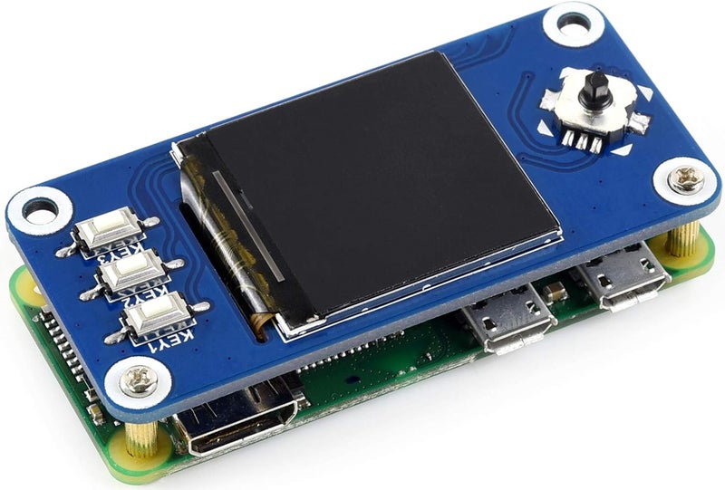 Waveshare 1.3inch LCD Display HAT for Raspberry Pi 4B/3B+/3B/2B/Zero/Zero W/Zero WH, IPS Screen 240x240 Pixels RGB, 65K Display Color with Embedded Controller Communicating via SPI Interface - Image 4