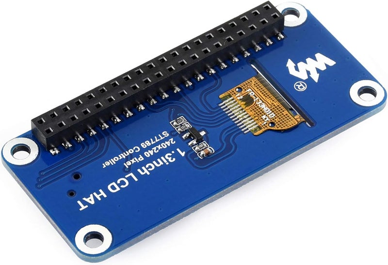 Waveshare 1.3inch LCD Display HAT for Raspberry Pi 4B/3B+/3B/2B/Zero/Zero W/Zero WH, IPS Screen 240x240 Pixels RGB, 65K Display Color with Embedded Controller Communicating via SPI Interface - Image 5