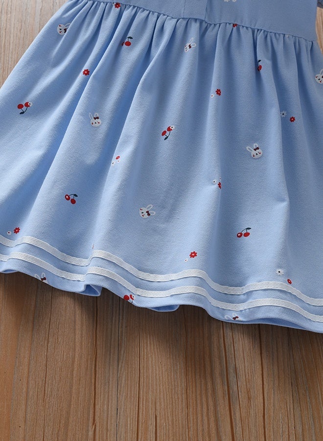 KUYEEBEAR Girls Short Sleeve Preppy Dresses - Image 5