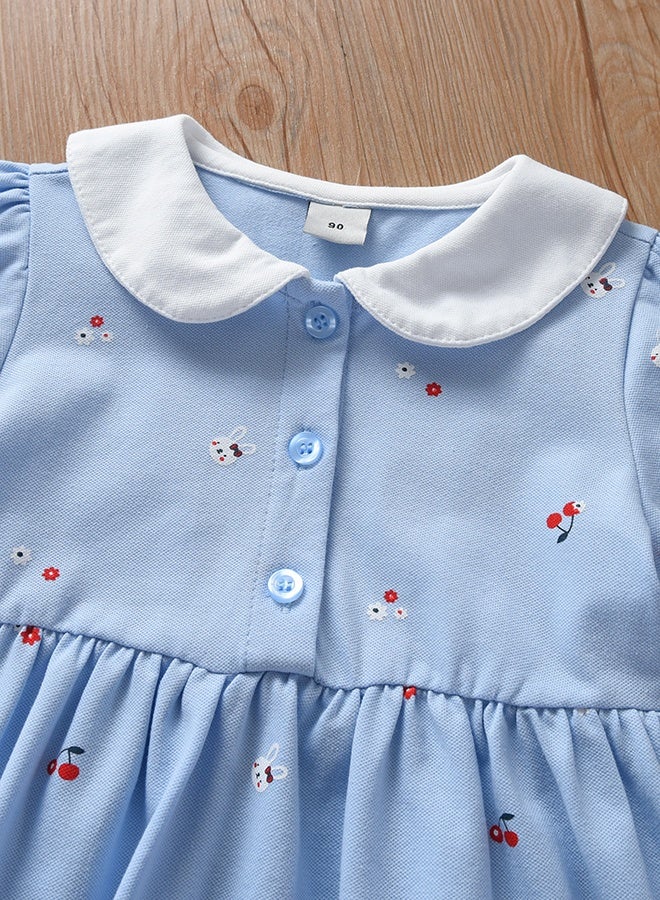 KUYEEBEAR Girls Short Sleeve Preppy Dresses - Image 3