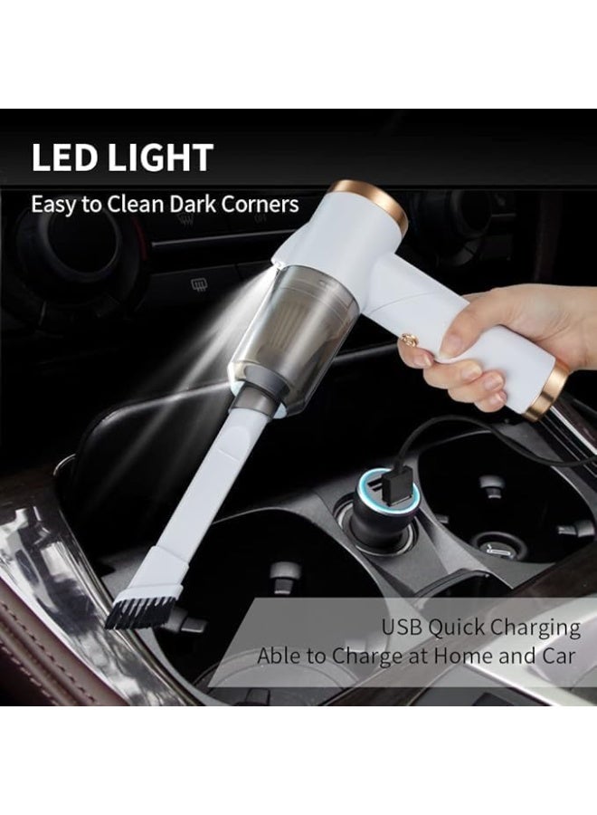 3-in-1 Wireless Multi-purpose Vacuum Cleaner – for cleaning cars, keyboards, A/C vents, and sofa and couch crevices – High suction power with fast charging and a compact, lightweight size AH - Image 2
