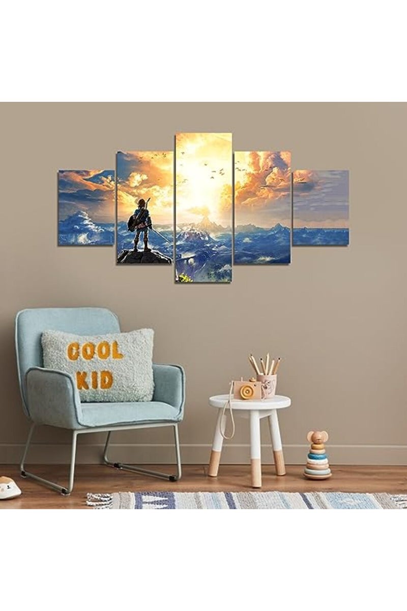 KAIWALK The Legend of Zelda Breath of The Wild Poster Video Game HD Print on Canvas Painting Wall Art for Living Room Decor Boy Gift - Image 2