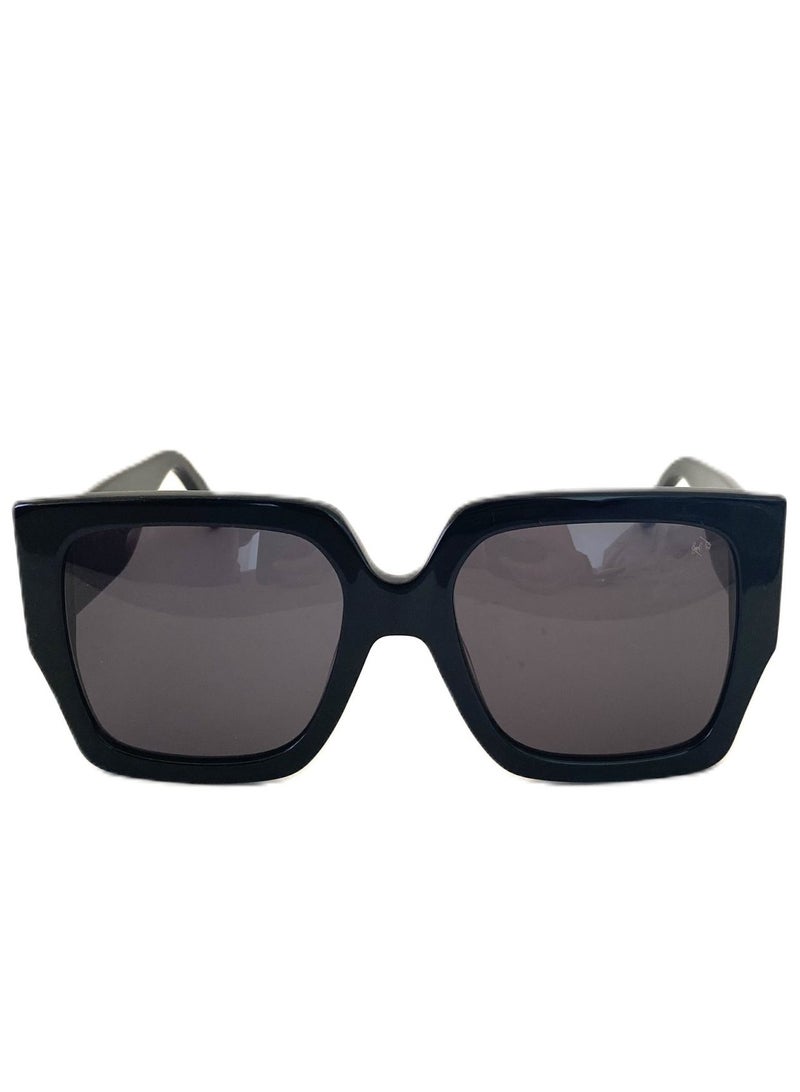 Loren-K Black CR-39 Lenses Sunglasses - Sleek Acetate Frame with 400 UV Protection - Premium Clarity and Comfort, 1-Year Warranty