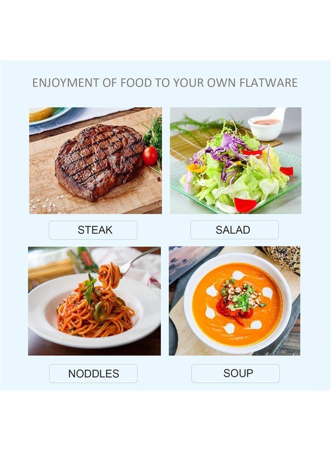 HOMESTAR Travel Silverware Set With Case, Portable And Reusable Lunch Utensils Set For Work, Travel Silverware, Cutlery Set For Lunch Box, Bento Box Utensils Set, Spoon, Fork, And Chopsticks, Black - Image 4