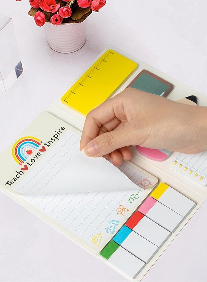 أورجنيزر مجموعة ملاحظات لاصقة، سبورة، دفاتر ملاحظات ذاتية اللصق، هدايا تقدير للمعلمين، دفاتر ملاحظات للكتابة، لوازم مكتبية مدرسية - Image 5