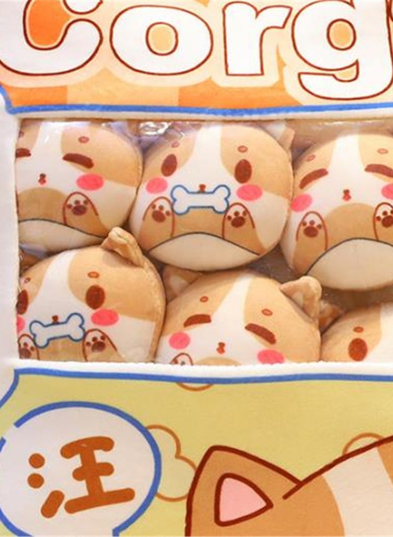 Creative round toys cute cartoon dolls a big bag of creative plush toys  - Image 3