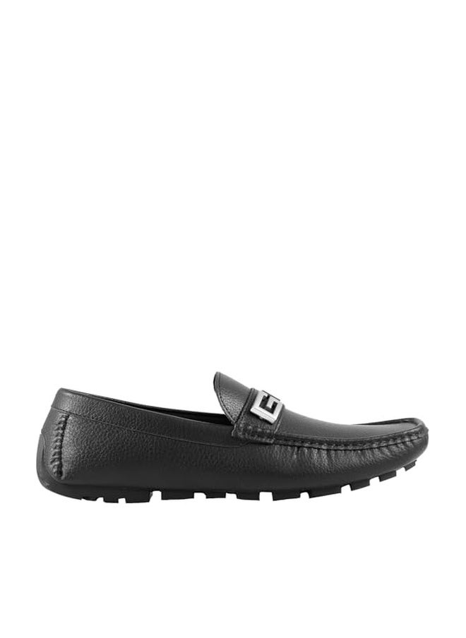 GUESS حذاء قماش قيادة للرجال من غيس، أسود 001، 10.5 - Image 1
